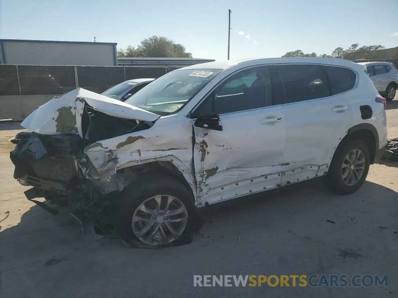 1 Photograph of a damaged car 5NMS33AD7LH195196 HYUNDAI SANTA FE 2020