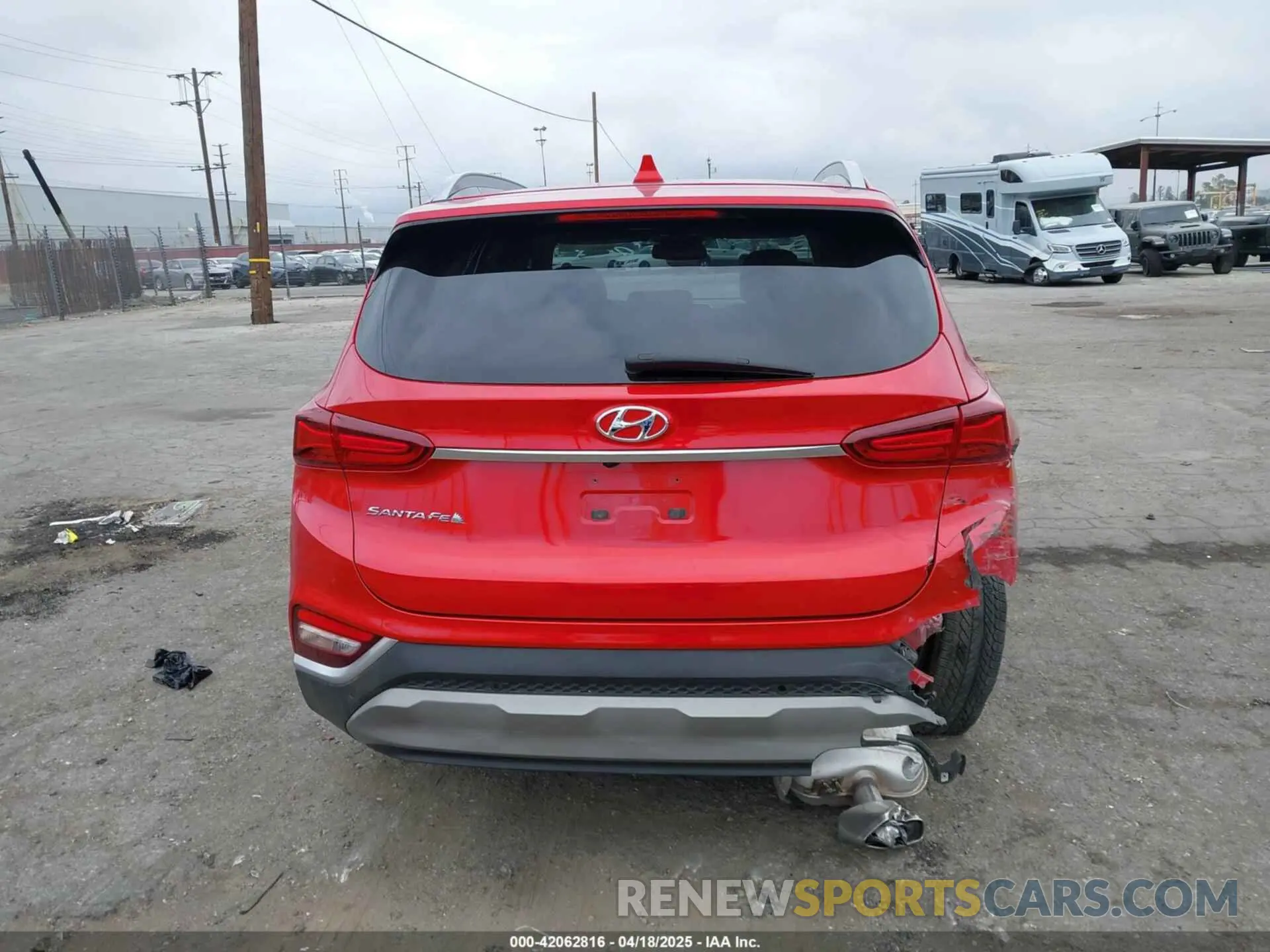 16 Photograph of a damaged car 5NMS33AD7LH209758 HYUNDAI SANTA FE 2020