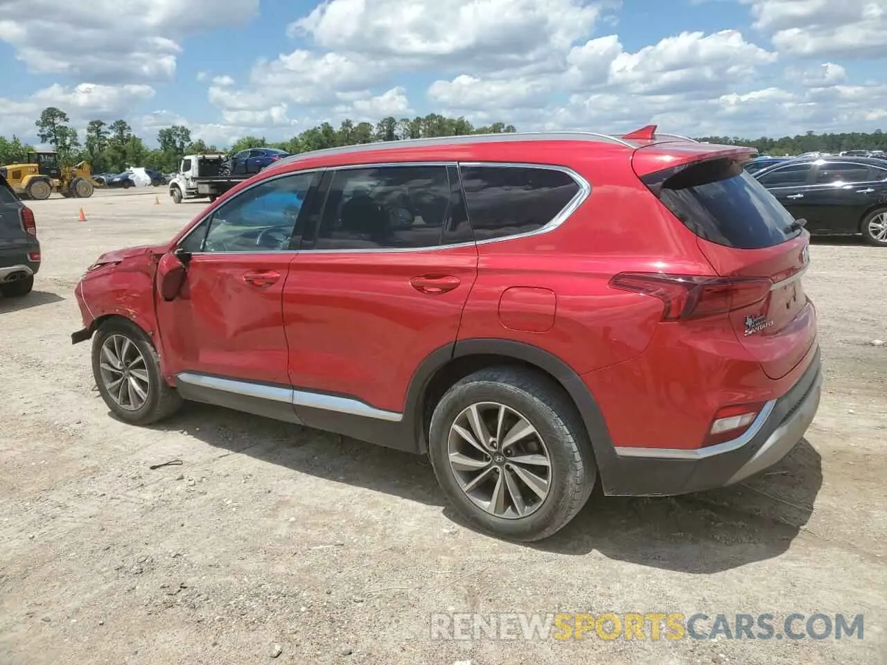 2 Photograph of a damaged car 5NMS33AD7LH285979 HYUNDAI SANTA FE 2020