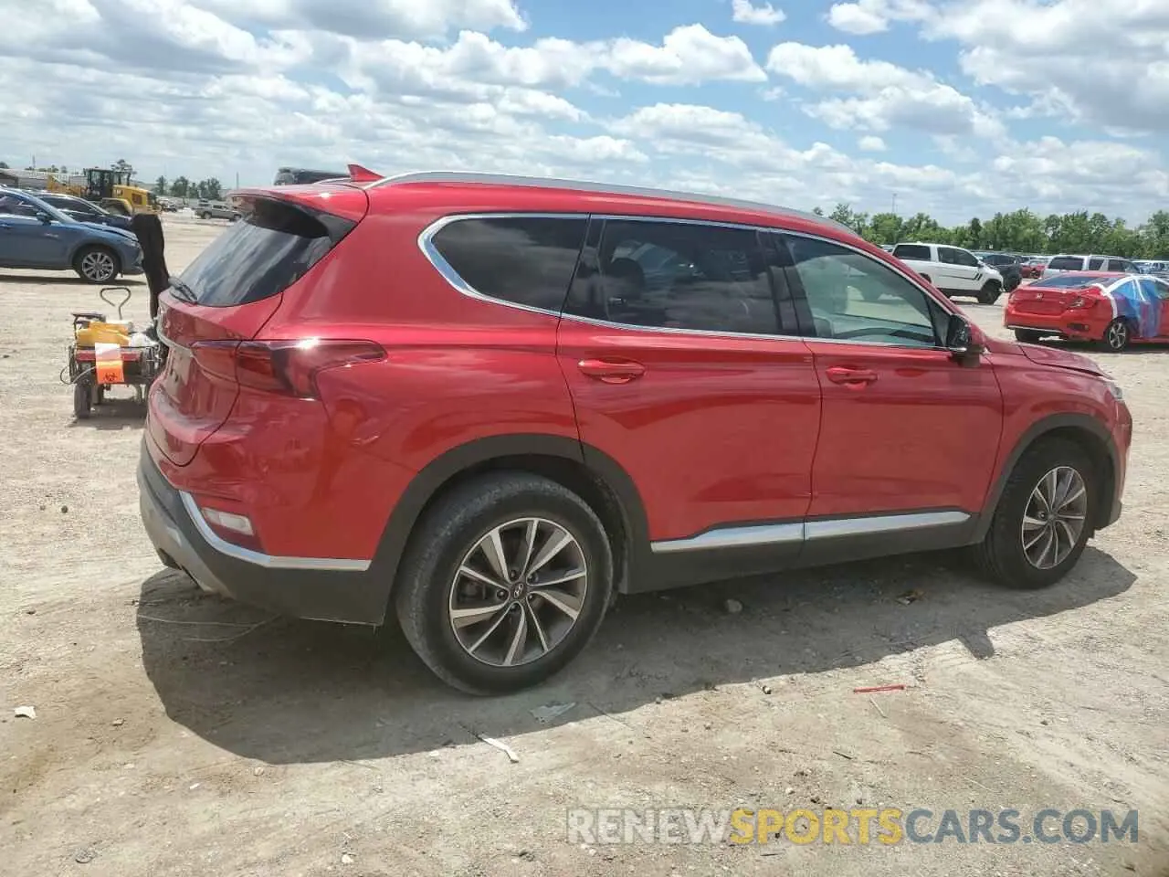 3 Photograph of a damaged car 5NMS33AD7LH285979 HYUNDAI SANTA FE 2020