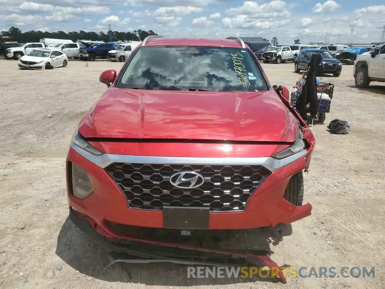 5 Photograph of a damaged car 5NMS33AD7LH285979 HYUNDAI SANTA FE 2020