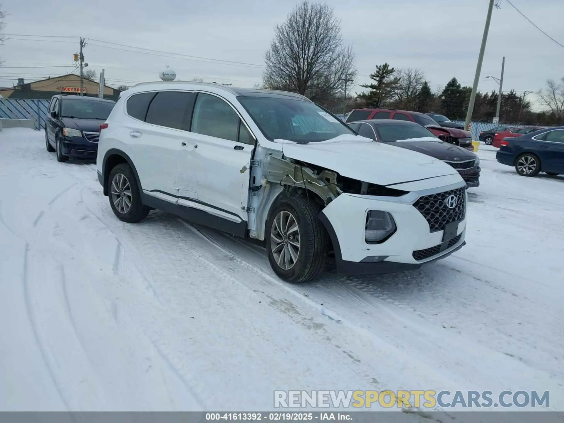 1 Photograph of a damaged car 5NMS33AD7LH289661 HYUNDAI SANTA FE 2020