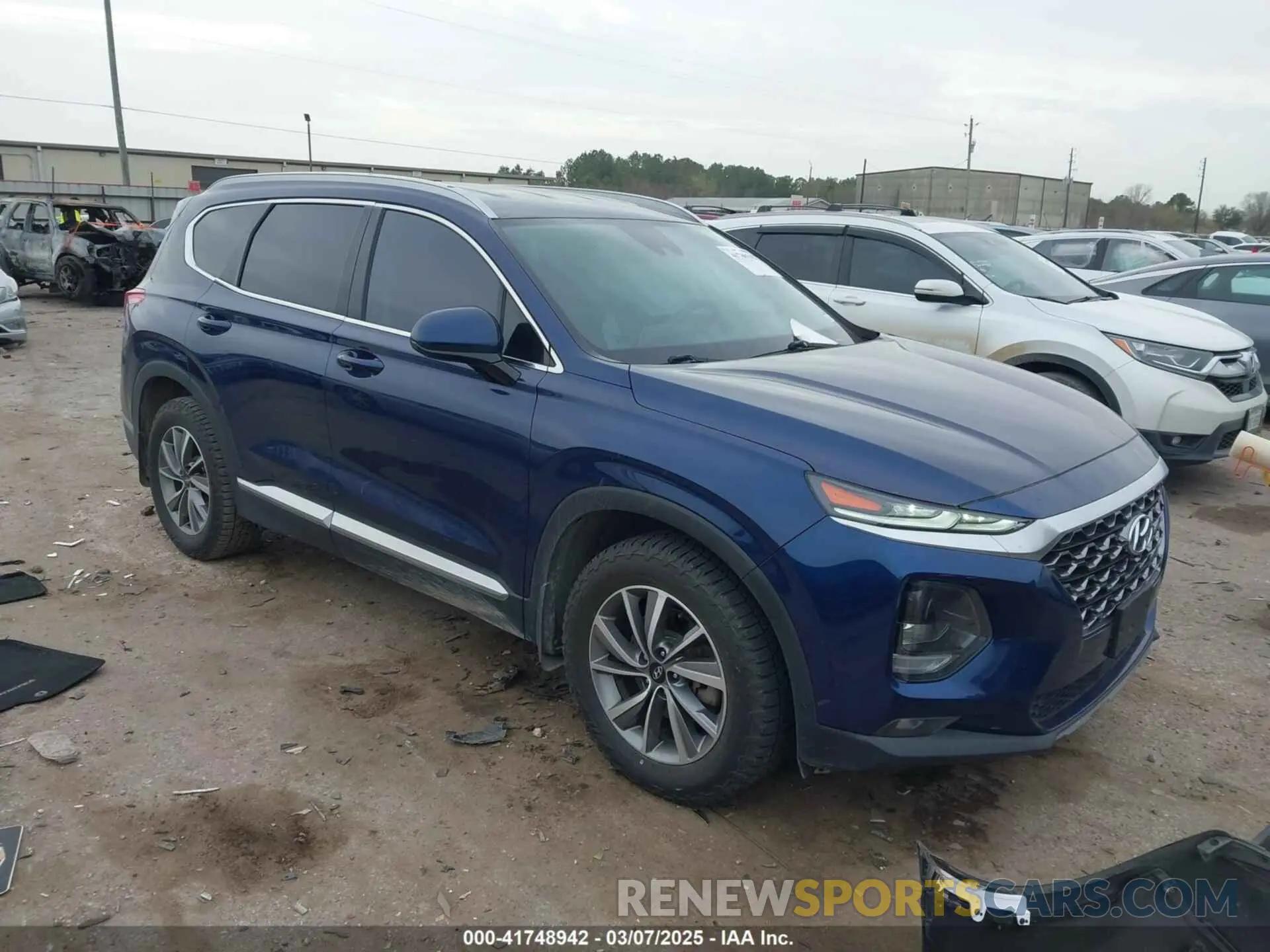 1 Photograph of a damaged car 5NMS33AD8LH260329 HYUNDAI SANTA FE 2020