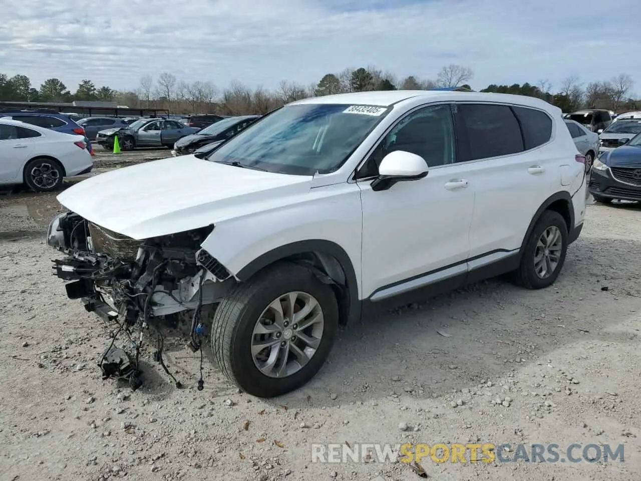 1 Photograph of a damaged car 5NMS33AD8LH280547 HYUNDAI SANTA FE 2020