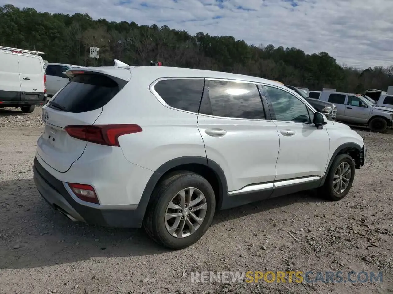 3 Photograph of a damaged car 5NMS33AD8LH280547 HYUNDAI SANTA FE 2020