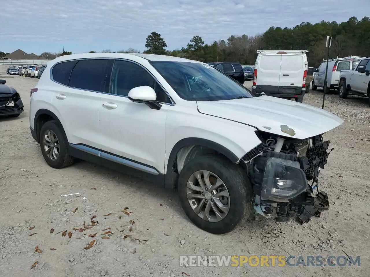 4 Photograph of a damaged car 5NMS33AD8LH280547 HYUNDAI SANTA FE 2020