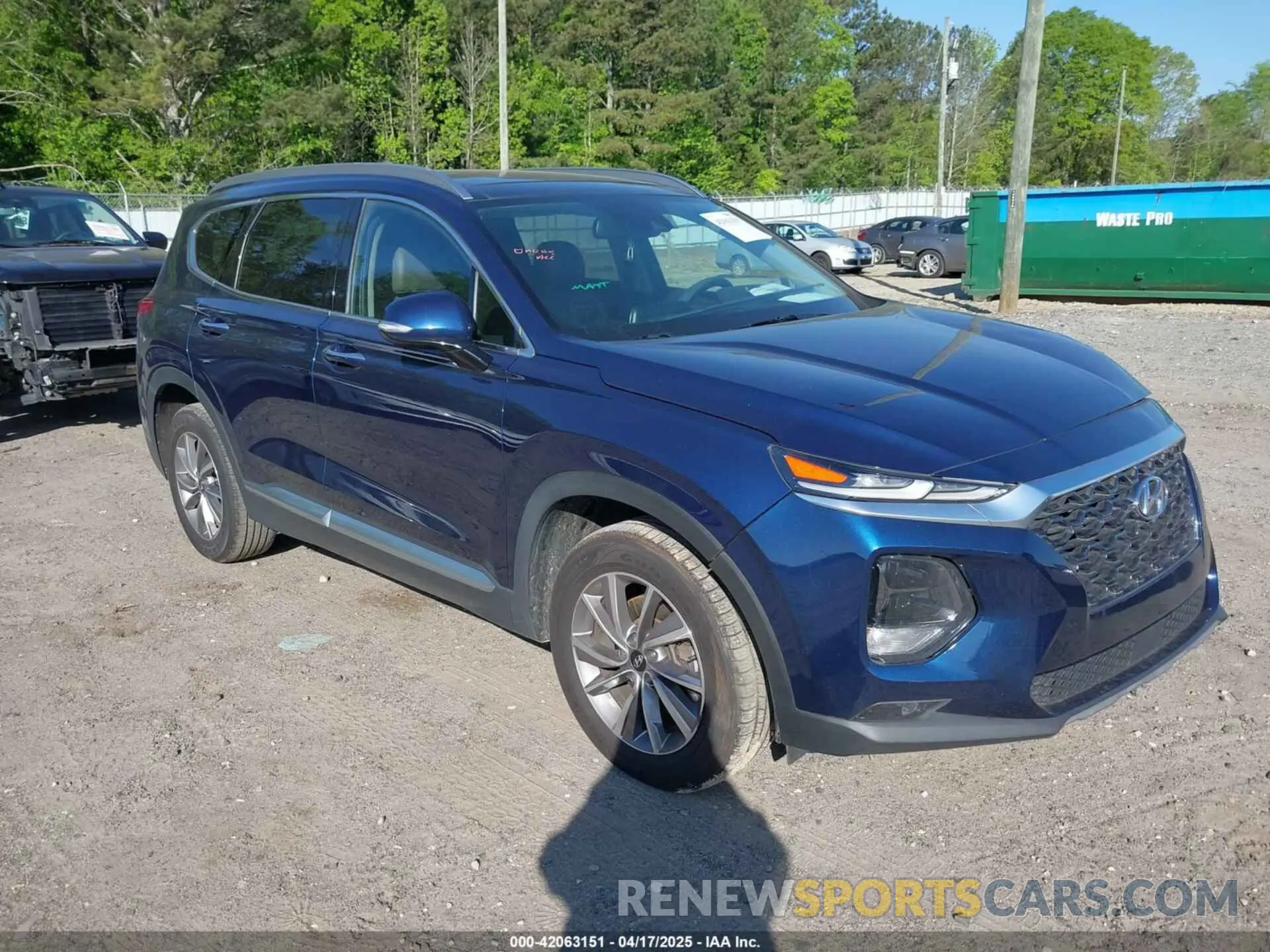 1 Photograph of a damaged car 5NMS33AD8LH295694 HYUNDAI SANTA FE 2020
