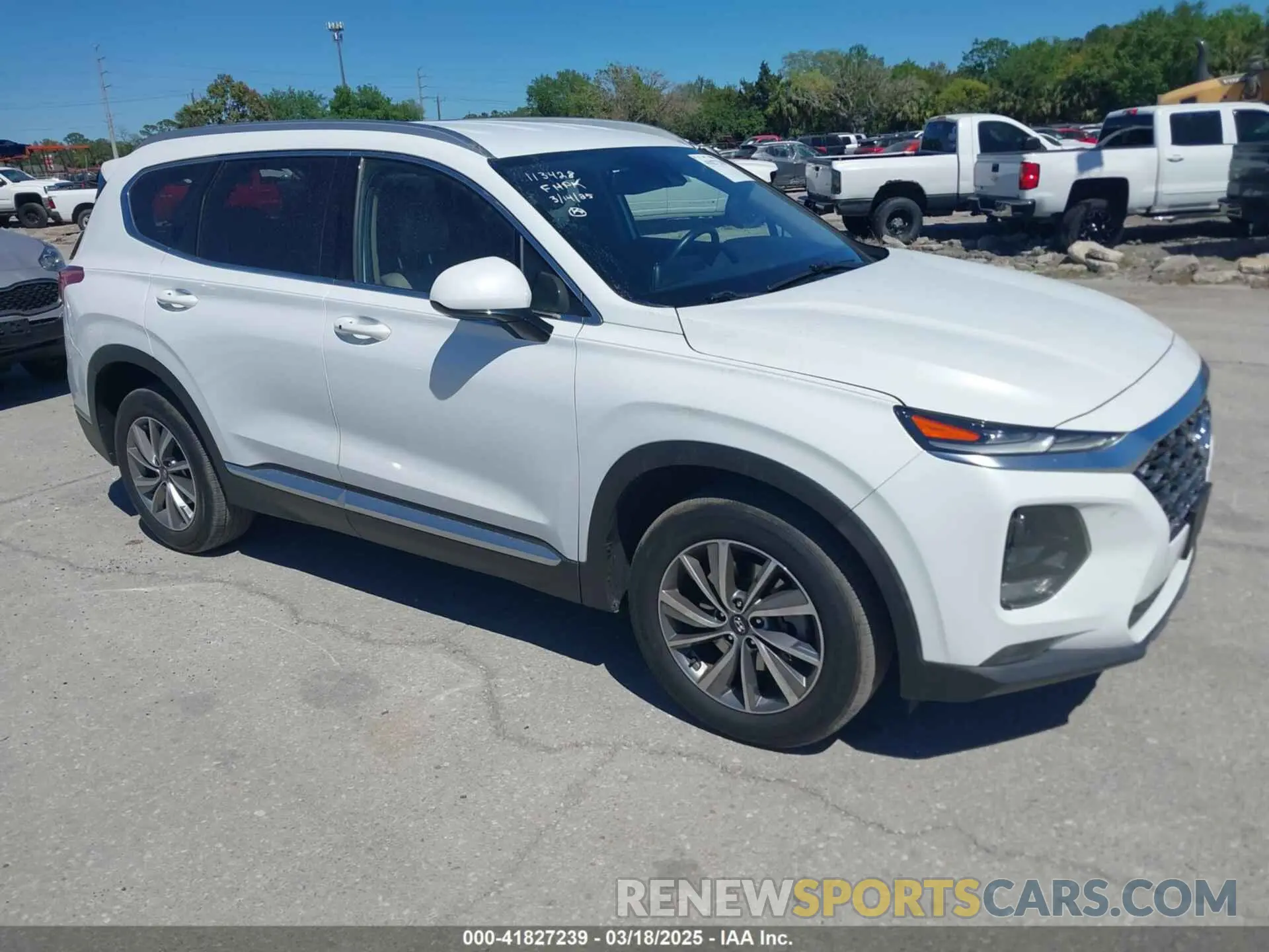 1 Photograph of a damaged car 5NMS33AD9LH243166 HYUNDAI SANTA FE 2020