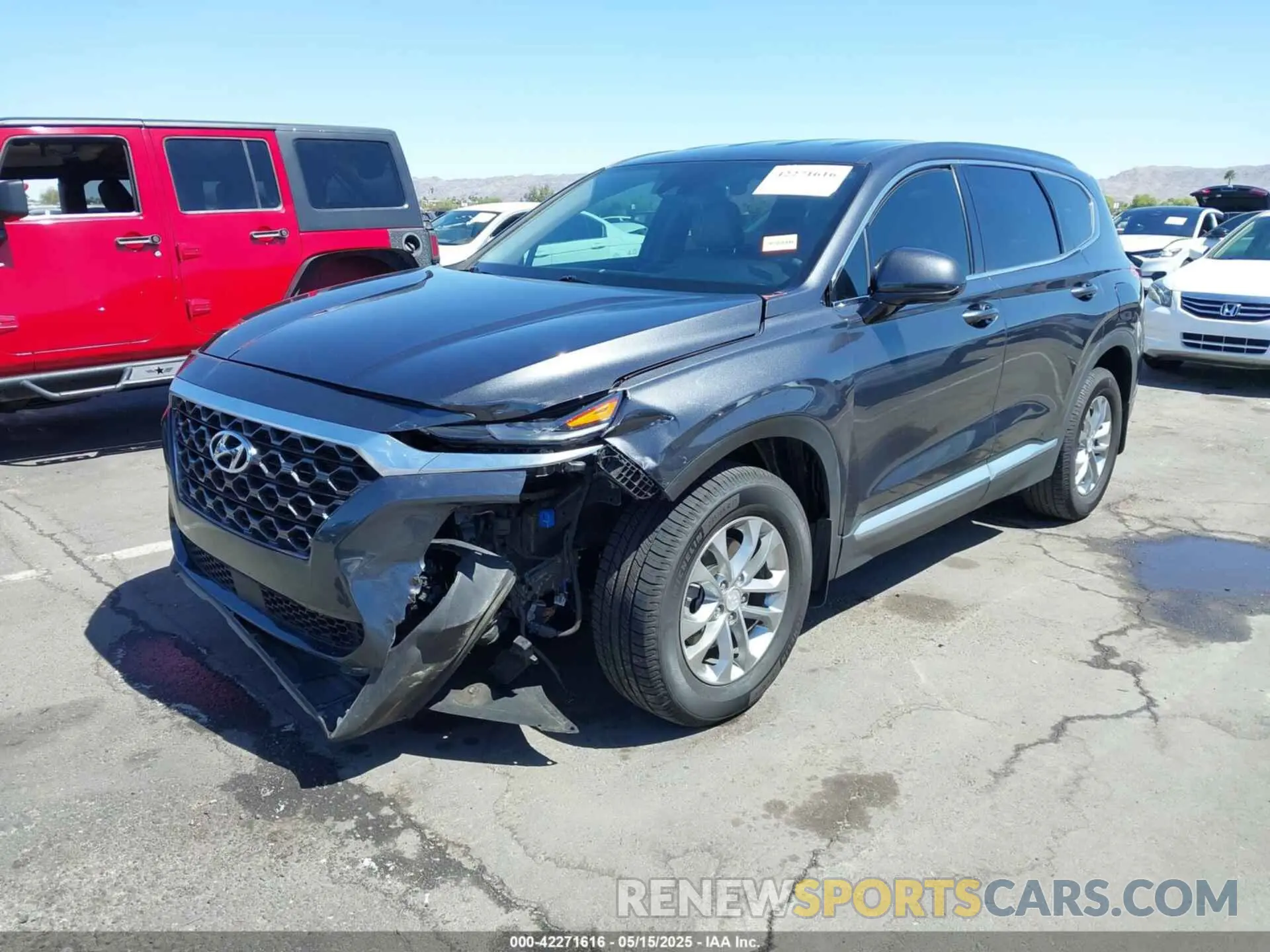 2 Photograph of a damaged car 5NMS33AD9LH257519 HYUNDAI SANTA FE 2020
