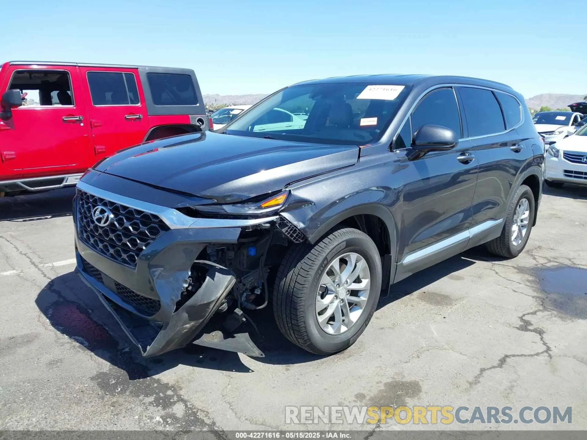 6 Photograph of a damaged car 5NMS33AD9LH257519 HYUNDAI SANTA FE 2020