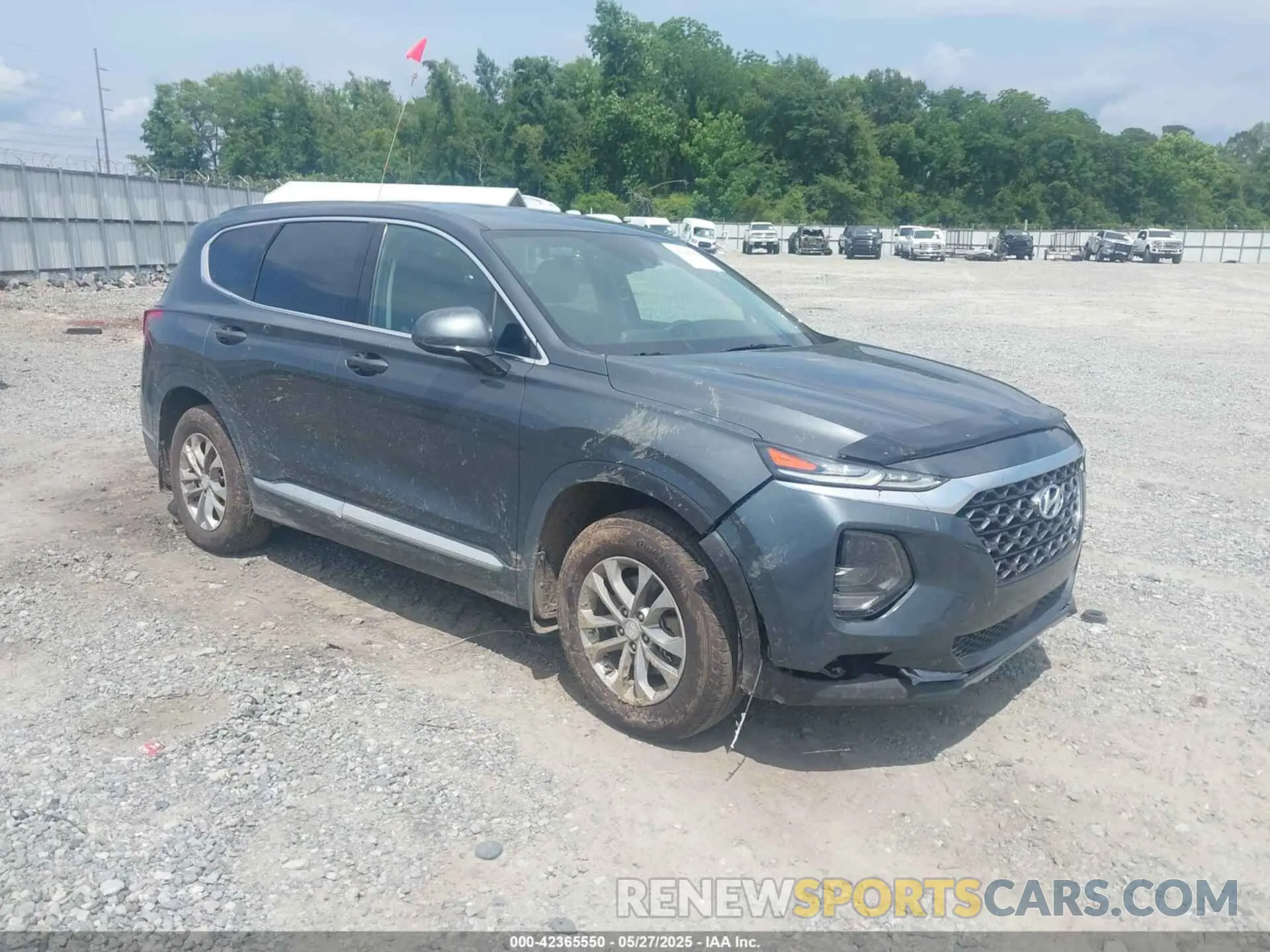 1 Photograph of a damaged car 5NMS33ADXLH148552 HYUNDAI SANTA FE 2020