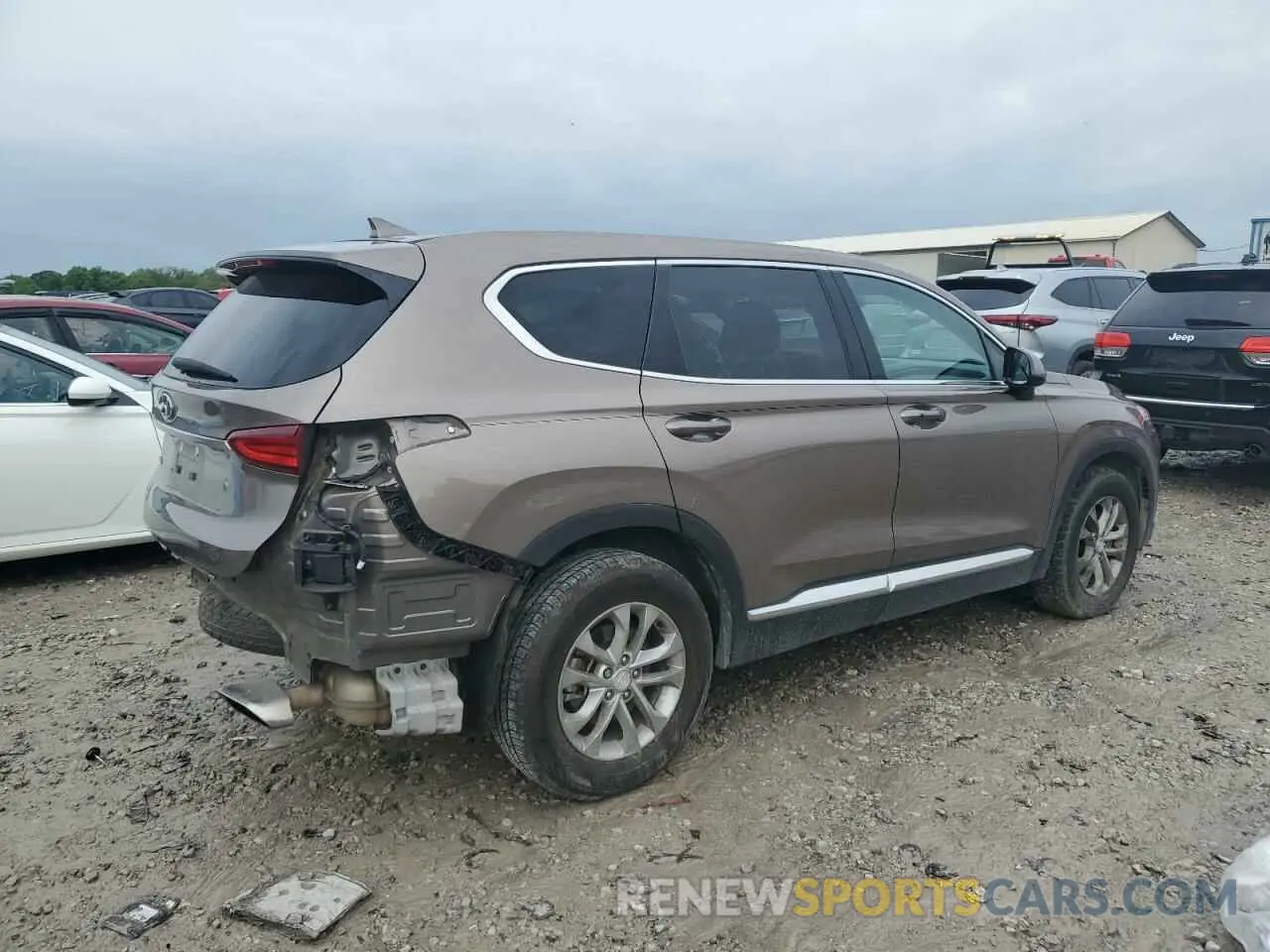 3 Photograph of a damaged car 5NMS33ADXLH166176 HYUNDAI SANTA FE 2020