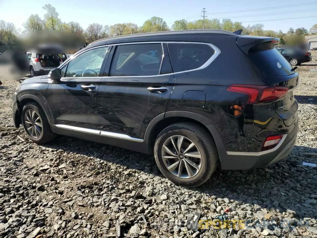2 Photograph of a damaged car 5NMS33ADXLH203873 HYUNDAI SANTA FE 2020