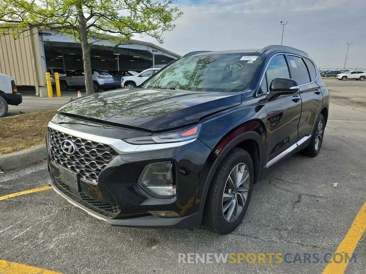 2 Photograph of a damaged car 5NMS33ADXLH210631 HYUNDAI SANTA FE 2020