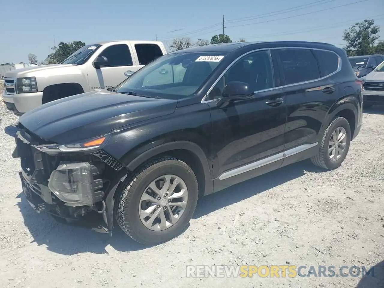 1 Photograph of a damaged car 5NMS33ADXLH224951 HYUNDAI SANTA FE 2020