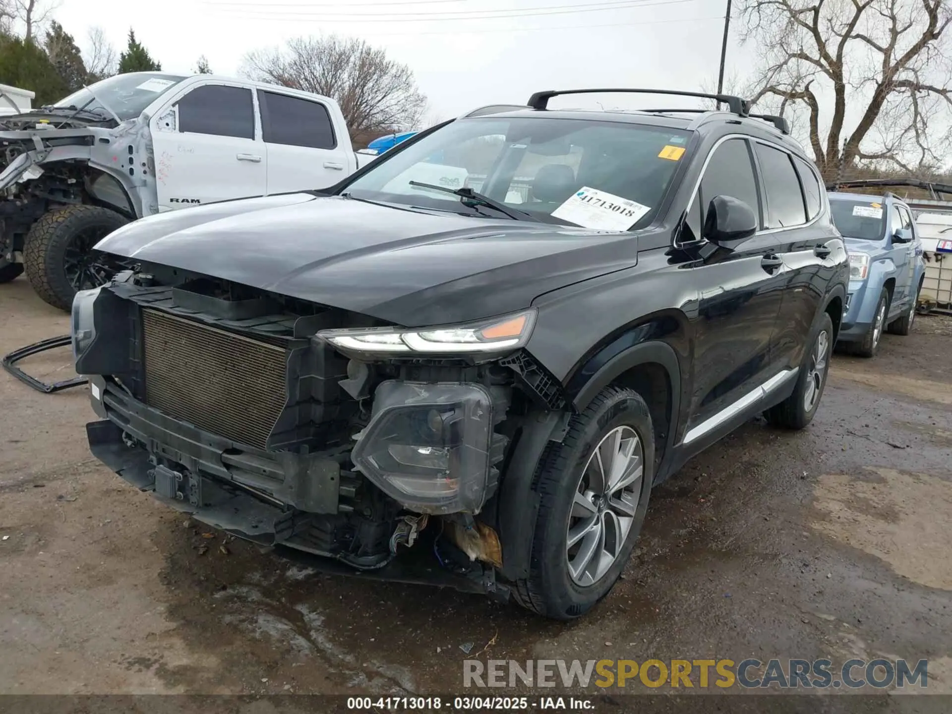 2 Photograph of a damaged car 5NMS33ADXLH270635 HYUNDAI SANTA FE 2020