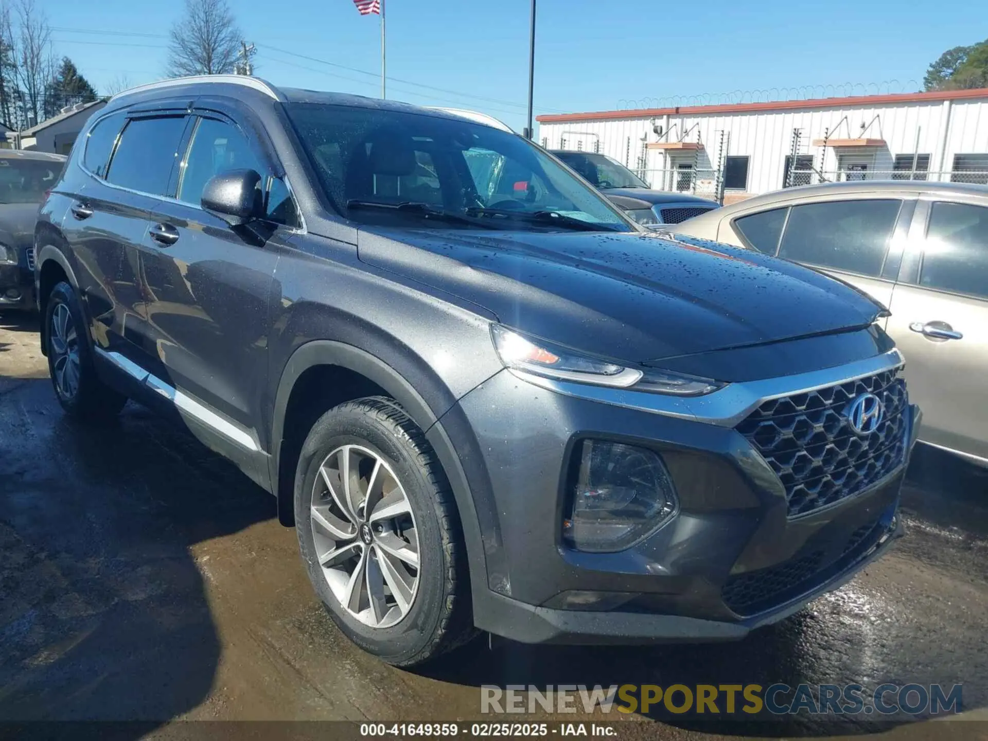 1 Photograph of a damaged car 5NMS33ADXLH272854 HYUNDAI SANTA FE 2020