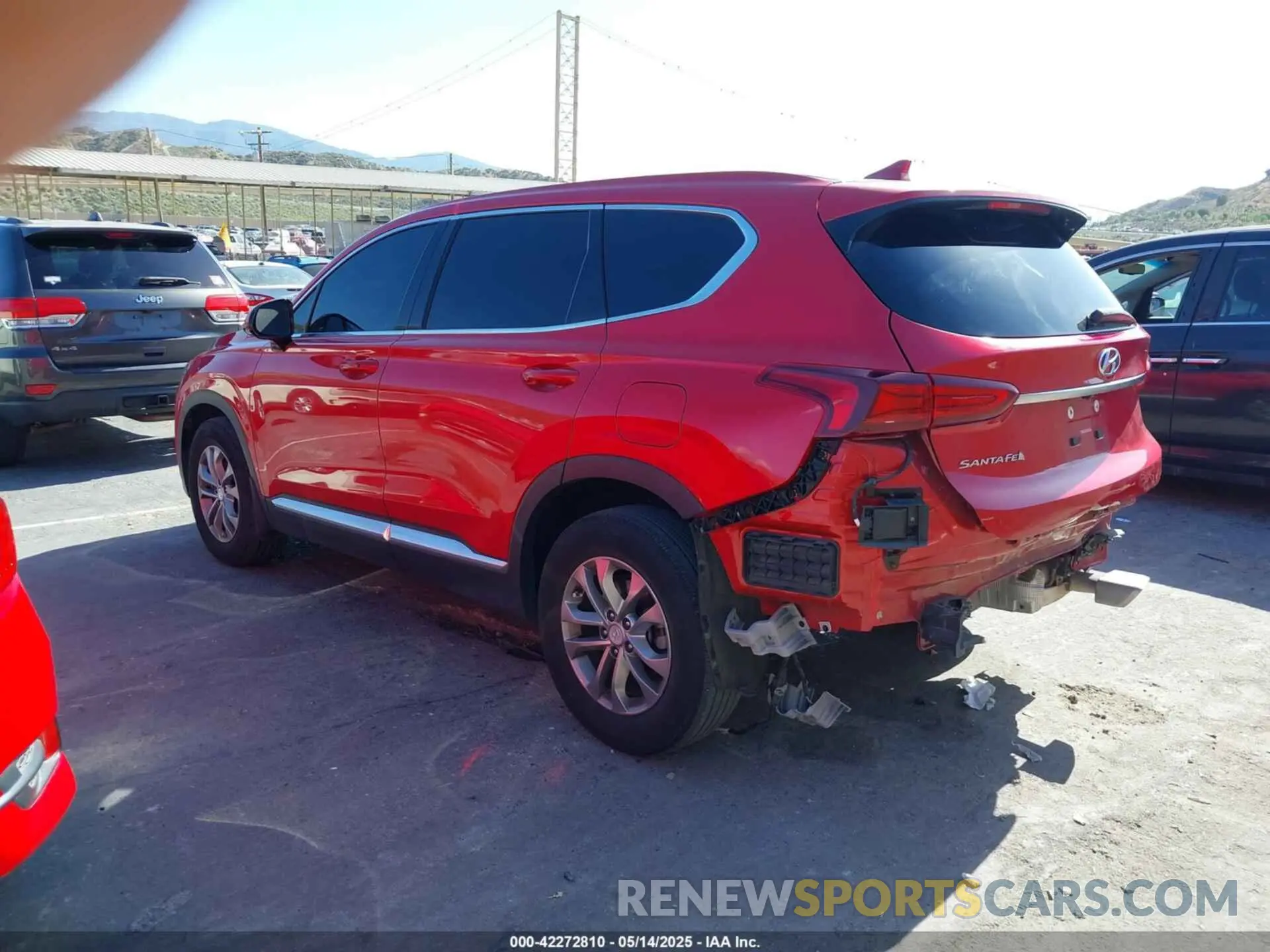 3 Photograph of a damaged car 5NMS33ADXLH292148 HYUNDAI SANTA FE 2020