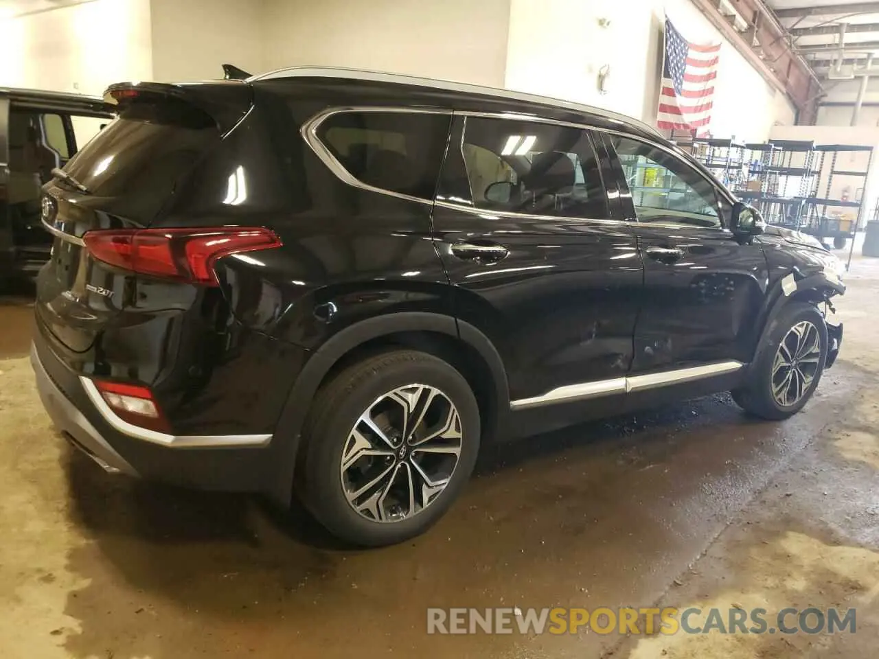 3 Photograph of a damaged car 5NMS3CAA2LH222374 HYUNDAI SANTA FE 2020