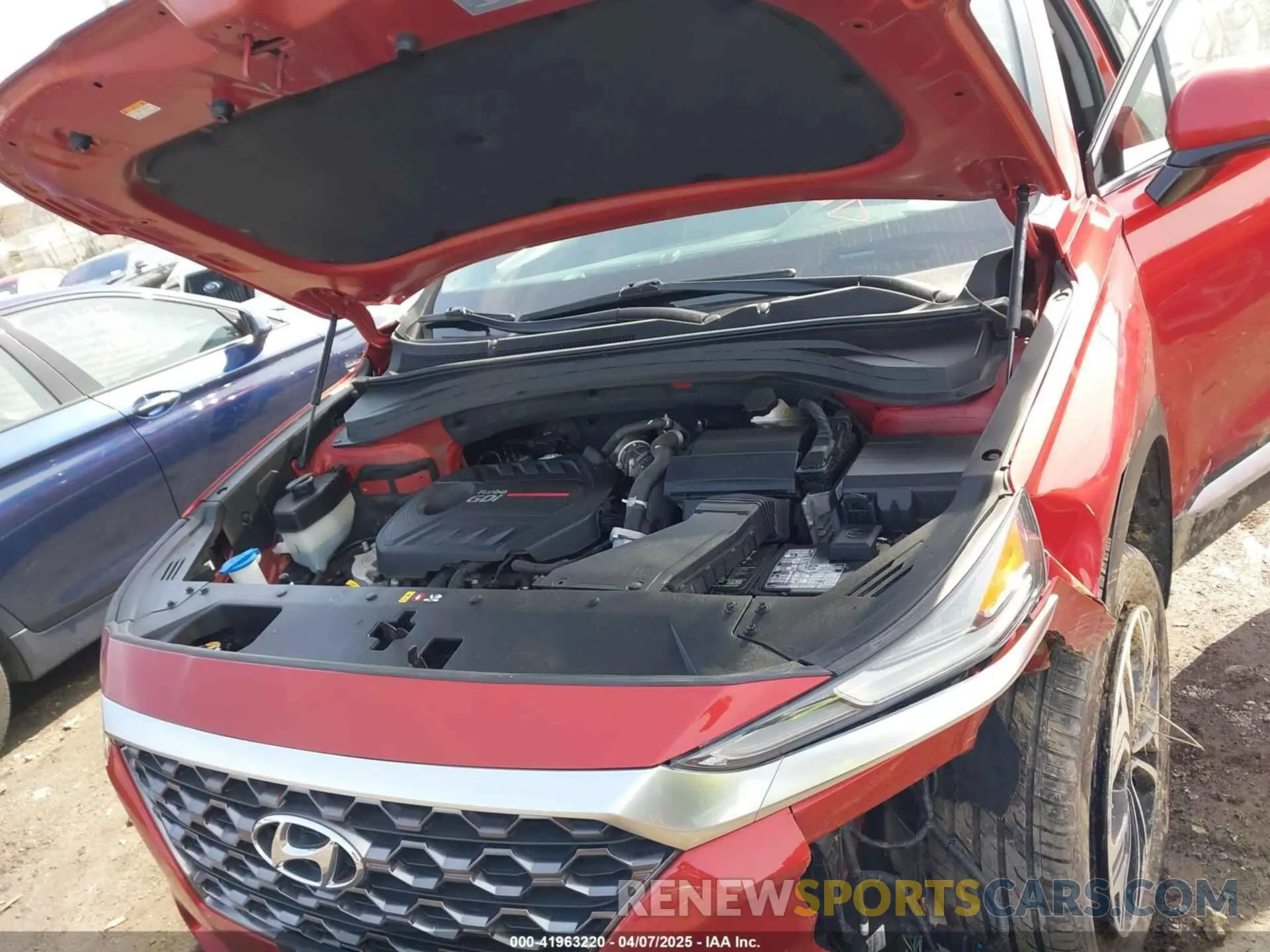 10 Photograph of a damaged car 5NMS3CAA3LH164386 HYUNDAI SANTA FE 2020