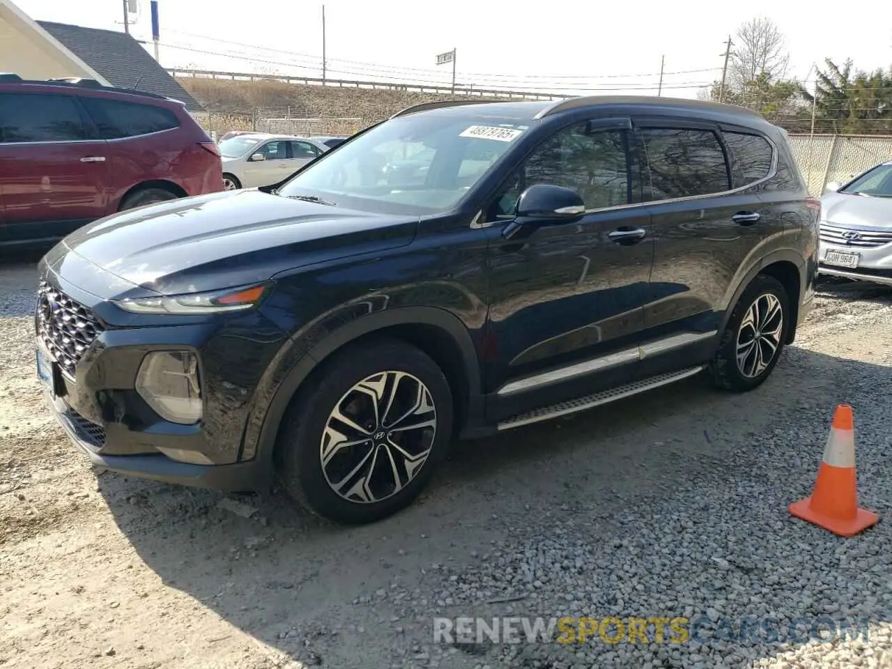 1 Photograph of a damaged car 5NMS3CAA4LH165840 HYUNDAI SANTA FE 2020