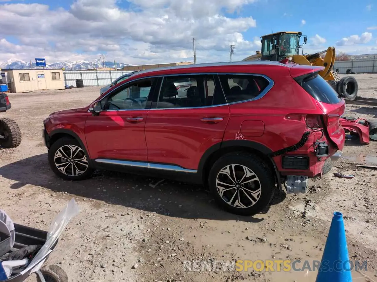 2 Photograph of a damaged car 5NMS3CAA4LH263542 HYUNDAI SANTA FE 2020