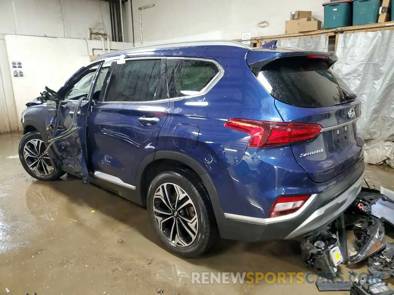 2 Photograph of a damaged car 5NMS3CAA6LH207246 HYUNDAI SANTA FE 2020