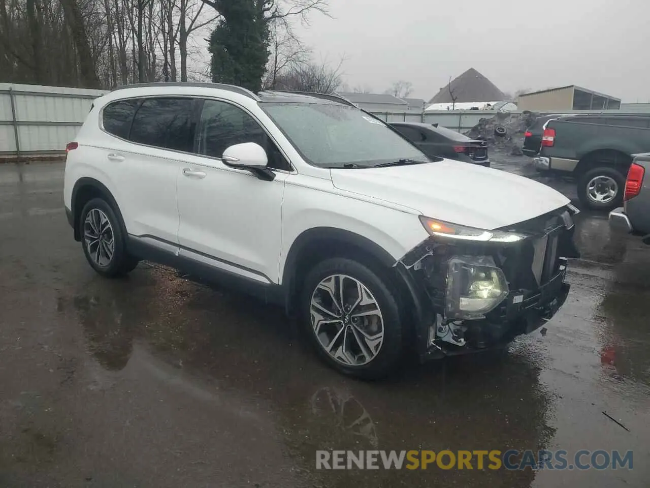 4 Photograph of a damaged car 5NMS3CAA8LH150399 HYUNDAI SANTA FE 2020