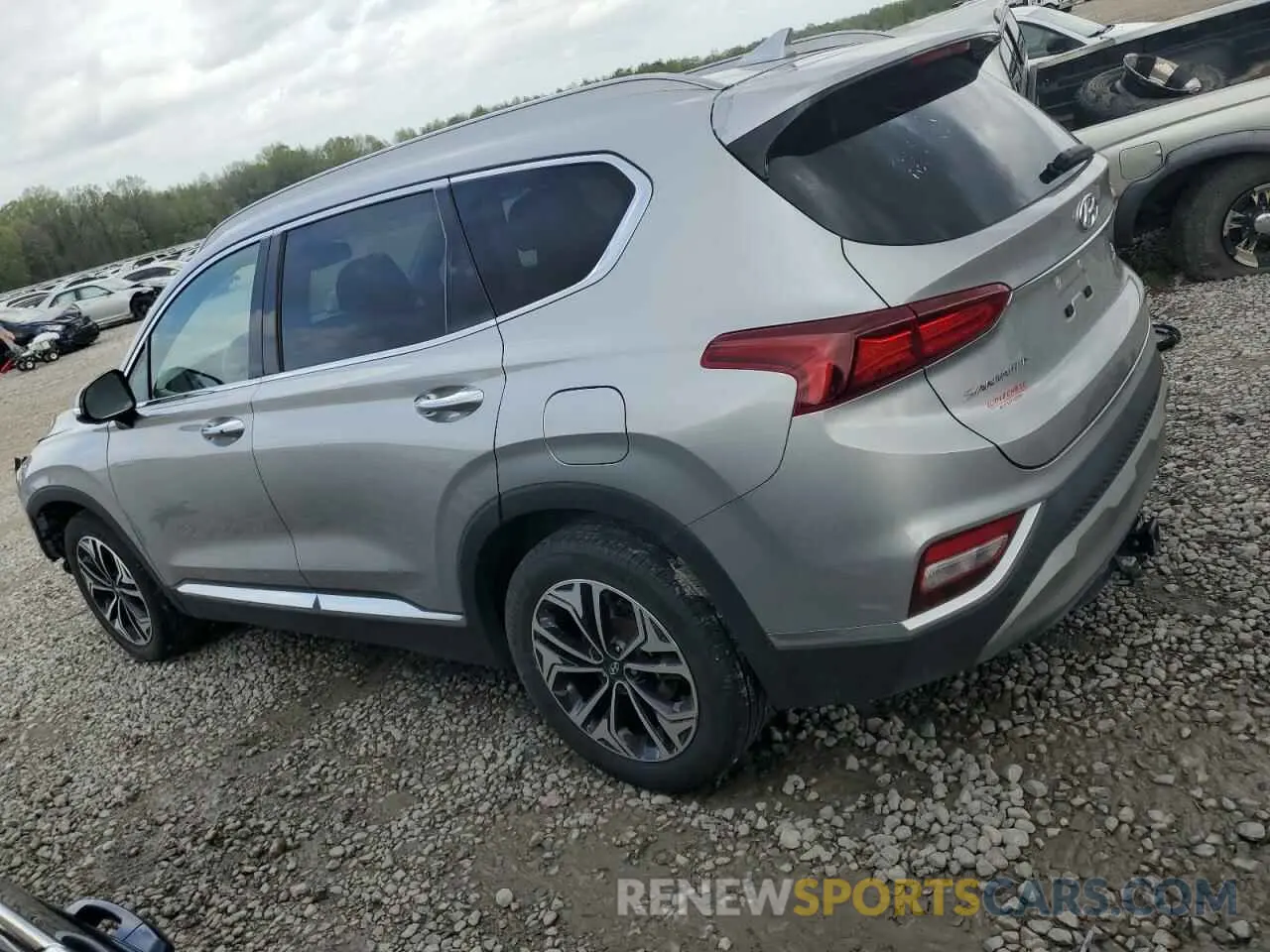 2 Photograph of a damaged car 5NMS3CAAXLH200350 HYUNDAI SANTA FE 2020