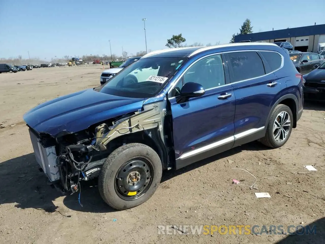 1 Photograph of a damaged car 5NMS3CAAXLH231226 HYUNDAI SANTA FE 2020