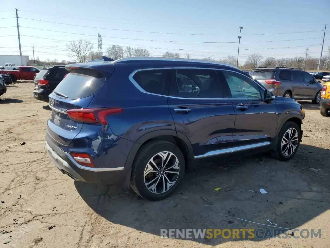 3 Photograph of a damaged car 5NMS3CAAXLH231226 HYUNDAI SANTA FE 2020