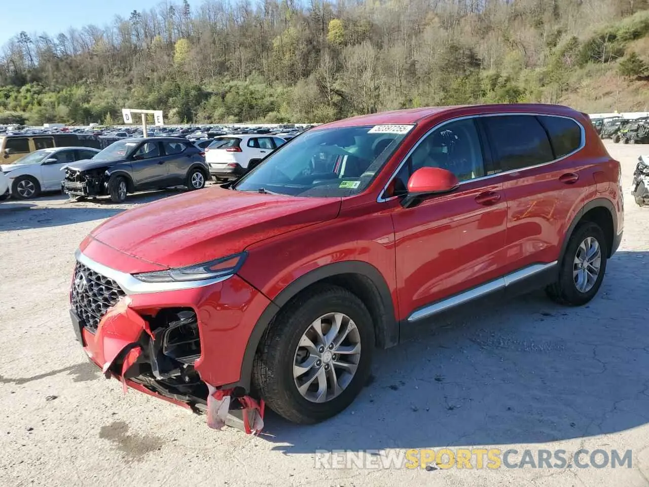 1 Photograph of a damaged car 5NMS3CAD0LH231987 HYUNDAI SANTA FE 2020