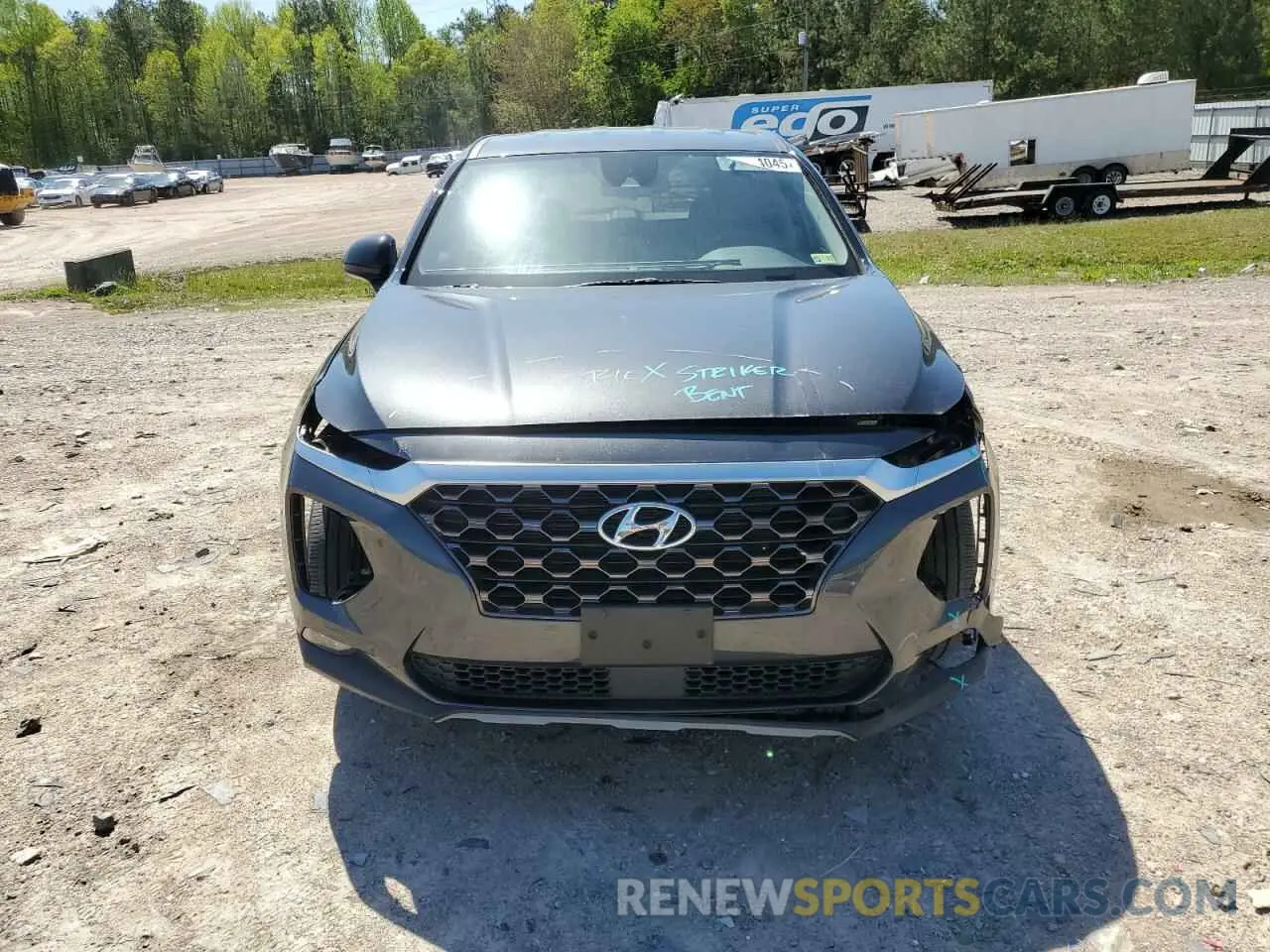 5 Photograph of a damaged car 5NMS3CAD0LH235408 HYUNDAI SANTA FE 2020