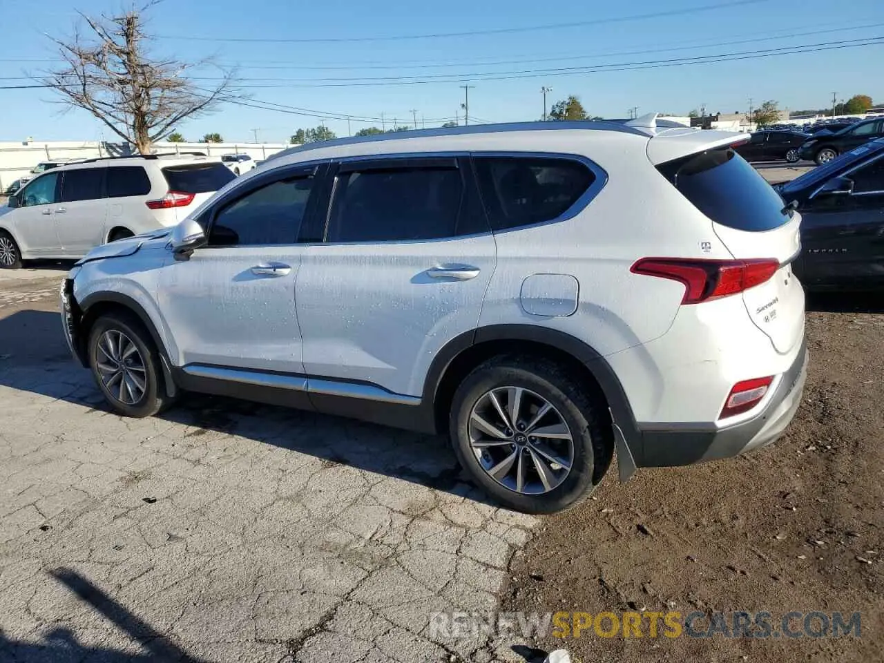 2 Photograph of a damaged car 5NMS3CAD0LH281174 HYUNDAI SANTA FE 2020