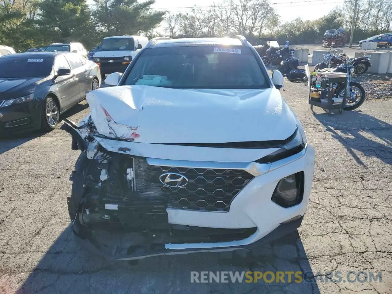 5 Photograph of a damaged car 5NMS3CAD0LH281174 HYUNDAI SANTA FE 2020