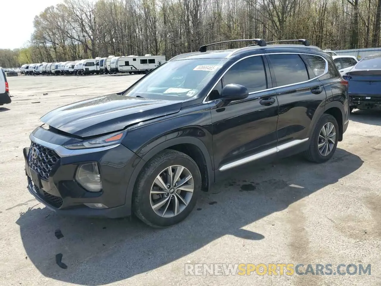 1 Photograph of a damaged car 5NMS3CAD1LH221209 HYUNDAI SANTA FE 2020