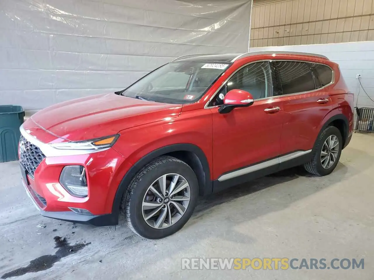 1 Photograph of a damaged car 5NMS3CAD1LH261337 HYUNDAI SANTA FE 2020