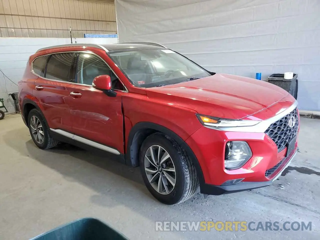 4 Photograph of a damaged car 5NMS3CAD1LH261337 HYUNDAI SANTA FE 2020