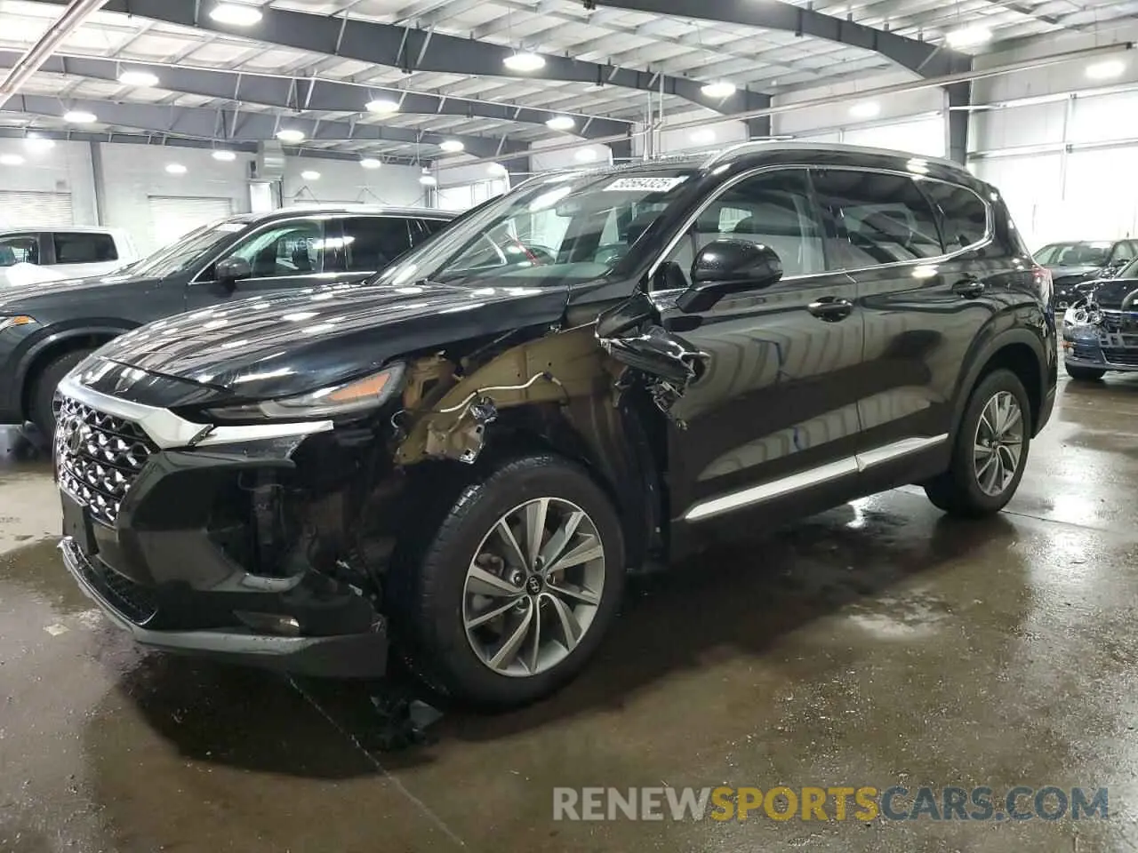 1 Photograph of a damaged car 5NMS3CAD2LH145757 HYUNDAI SANTA FE 2020