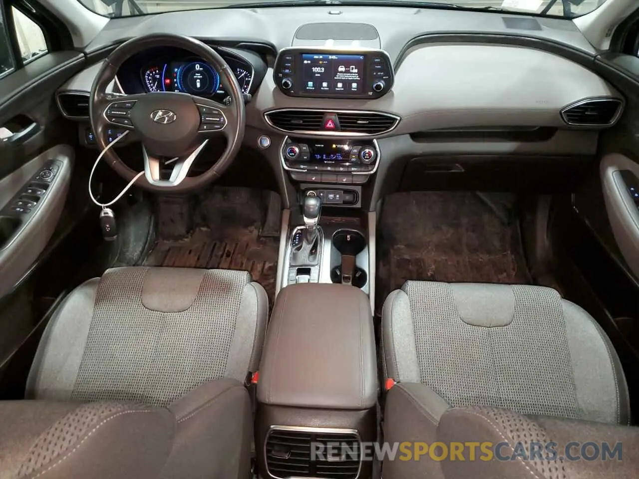 8 Photograph of a damaged car 5NMS3CAD2LH145757 HYUNDAI SANTA FE 2020