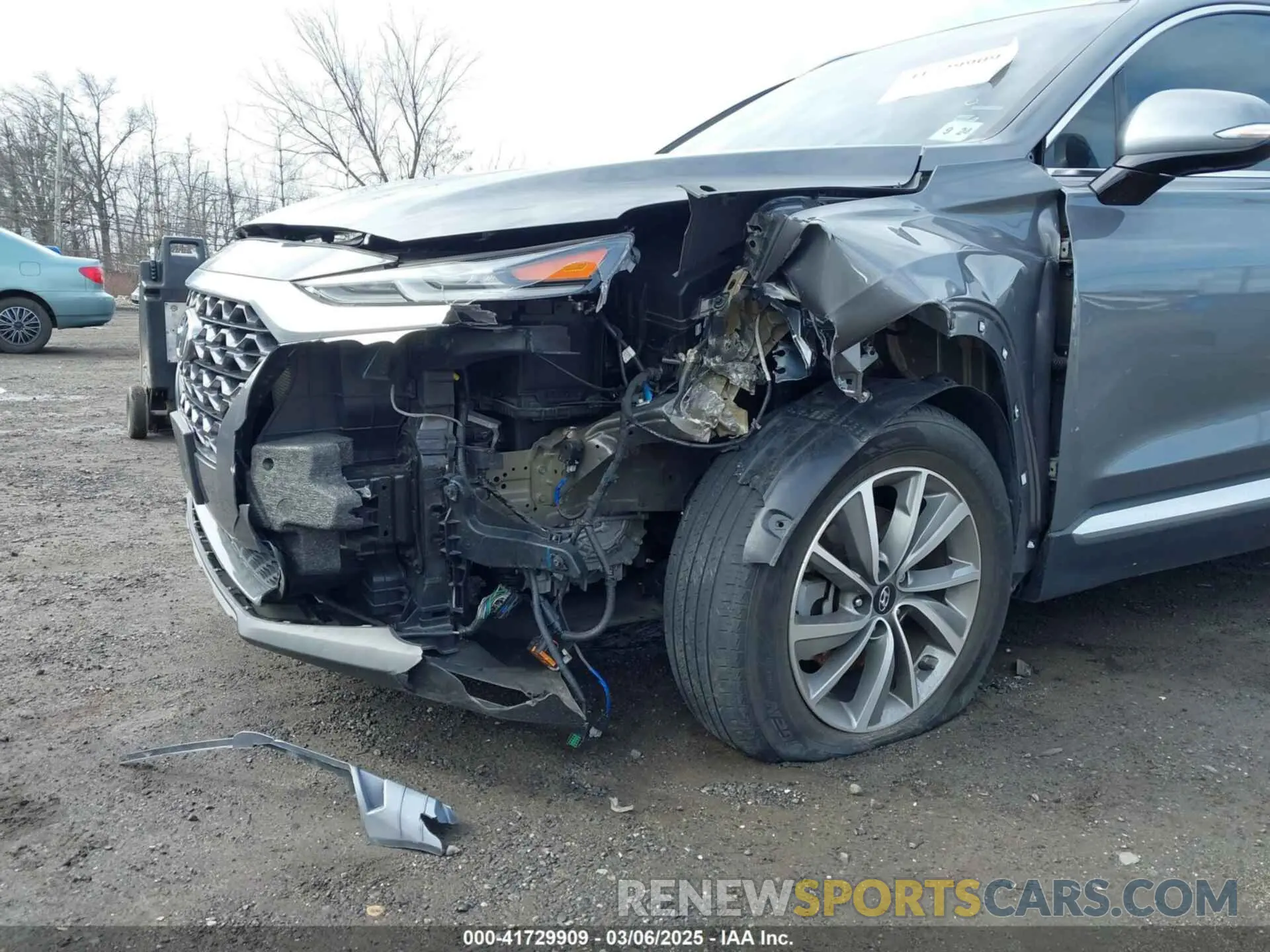 6 Photograph of a damaged car 5NMS3CAD2LH163997 HYUNDAI SANTA FE 2020