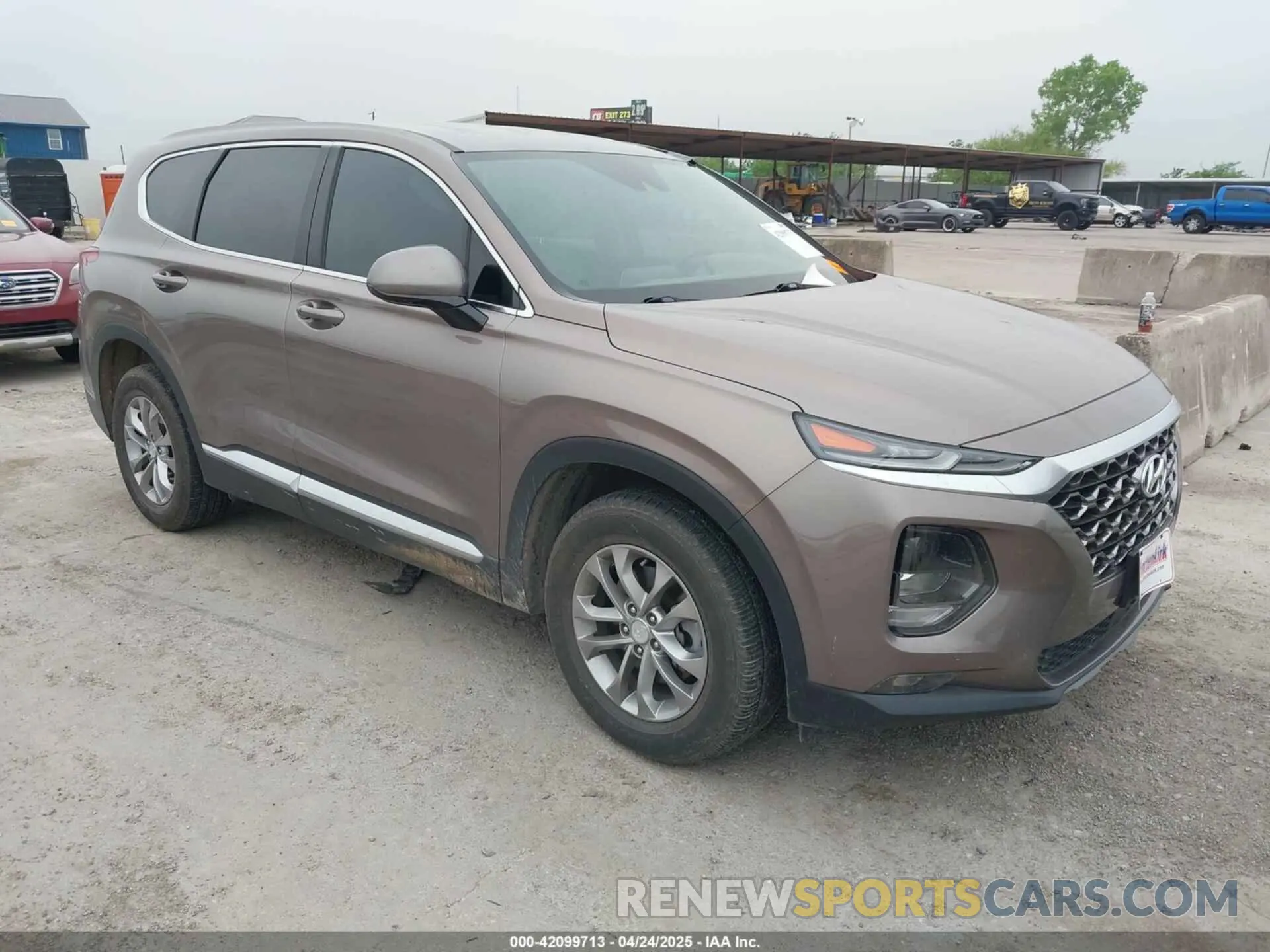 1 Photograph of a damaged car 5NMS3CAD2LH164373 HYUNDAI SANTA FE 2020