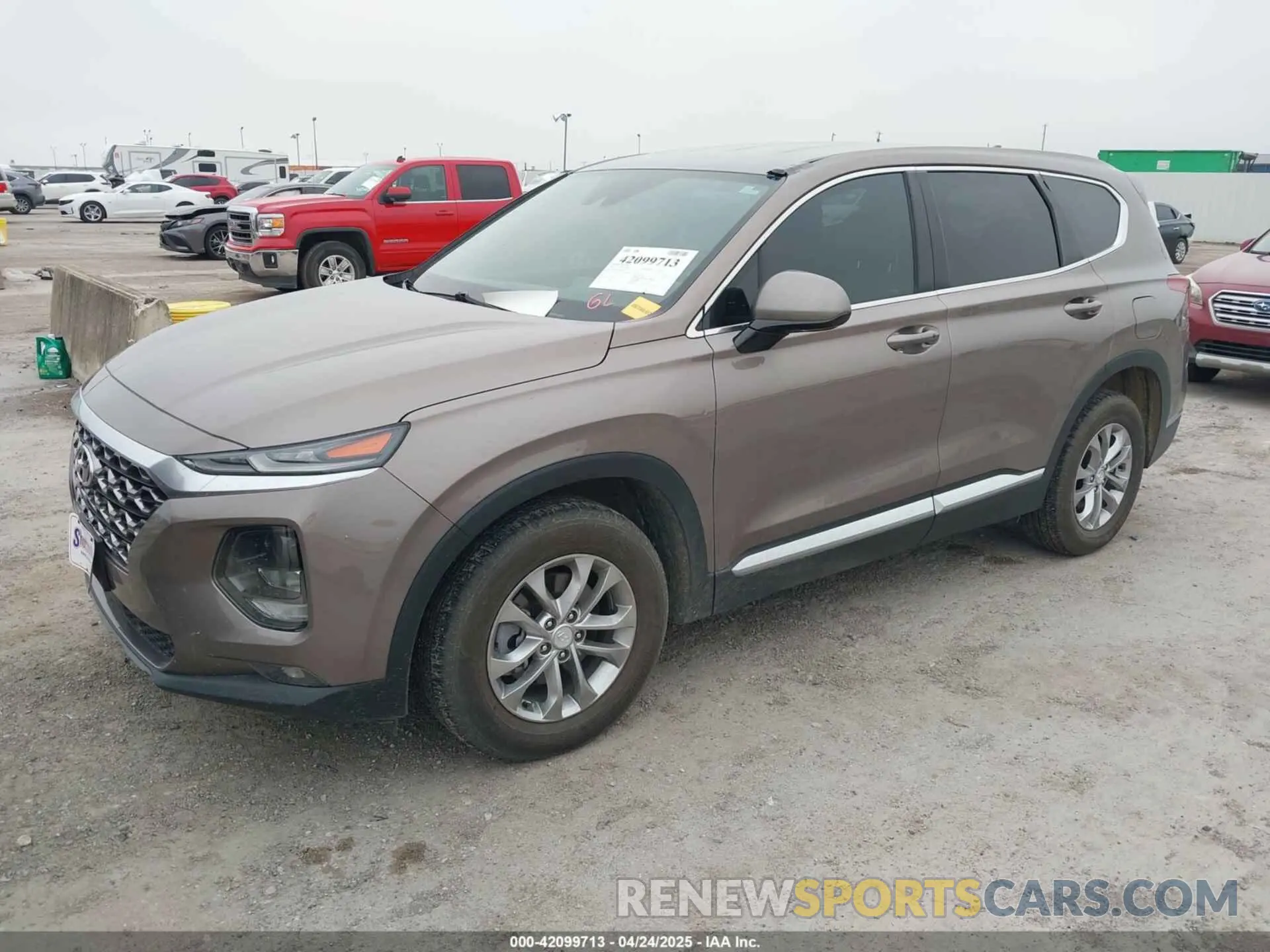 2 Photograph of a damaged car 5NMS3CAD2LH164373 HYUNDAI SANTA FE 2020