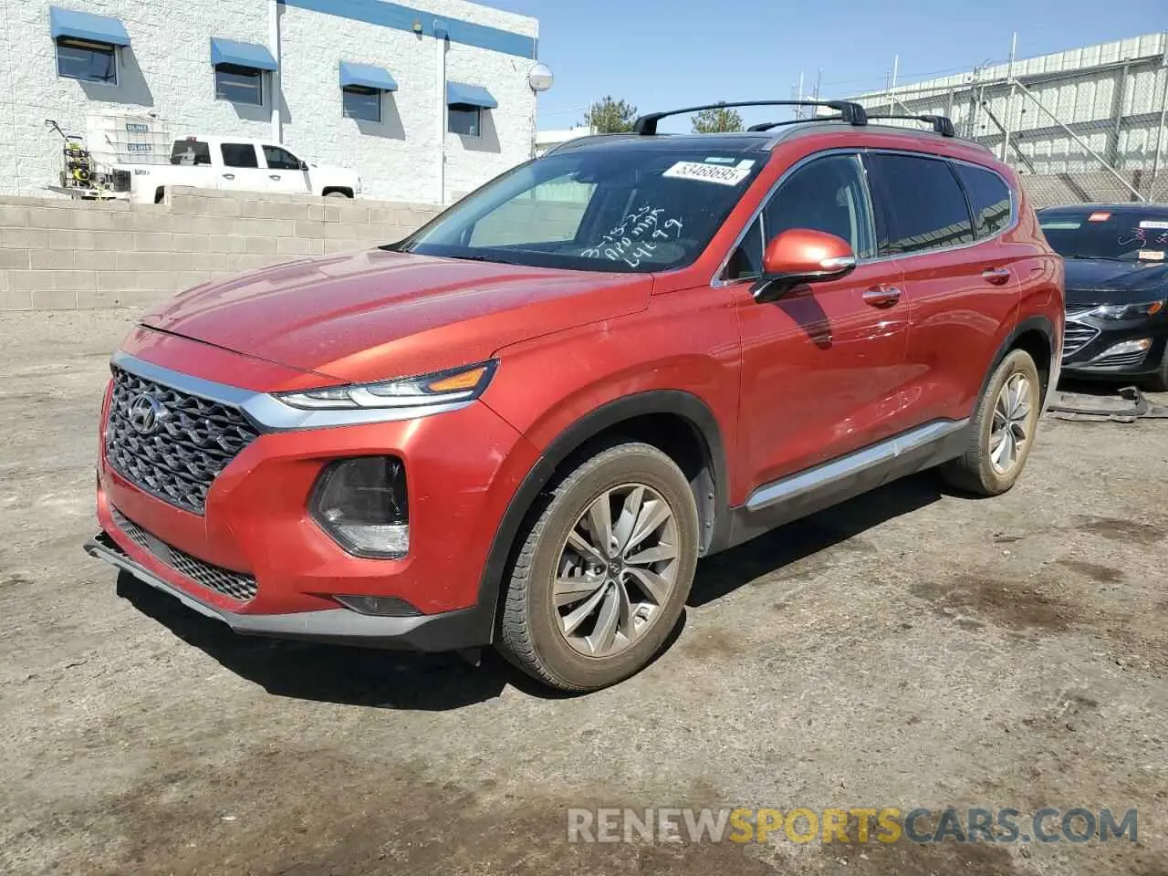 1 Photograph of a damaged car 5NMS3CAD2LH180248 HYUNDAI SANTA FE 2020