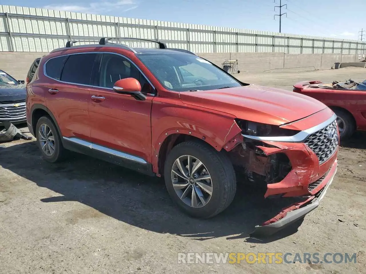 4 Photograph of a damaged car 5NMS3CAD2LH180248 HYUNDAI SANTA FE 2020