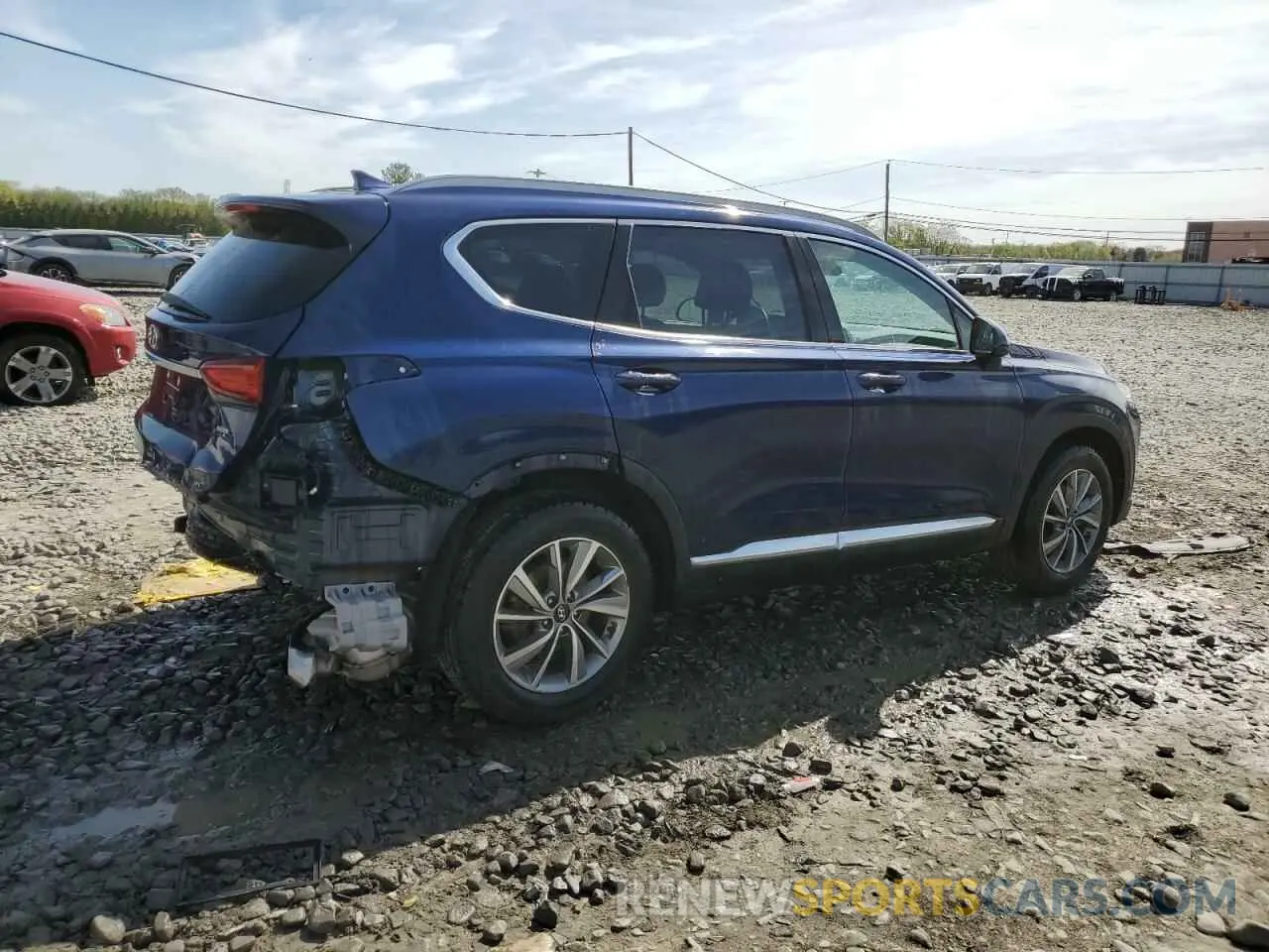3 Photograph of a damaged car 5NMS3CAD2LH194926 HYUNDAI SANTA FE 2020