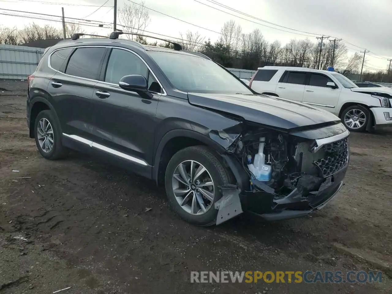4 Photograph of a damaged car 5NMS3CAD2LH214835 HYUNDAI SANTA FE 2020