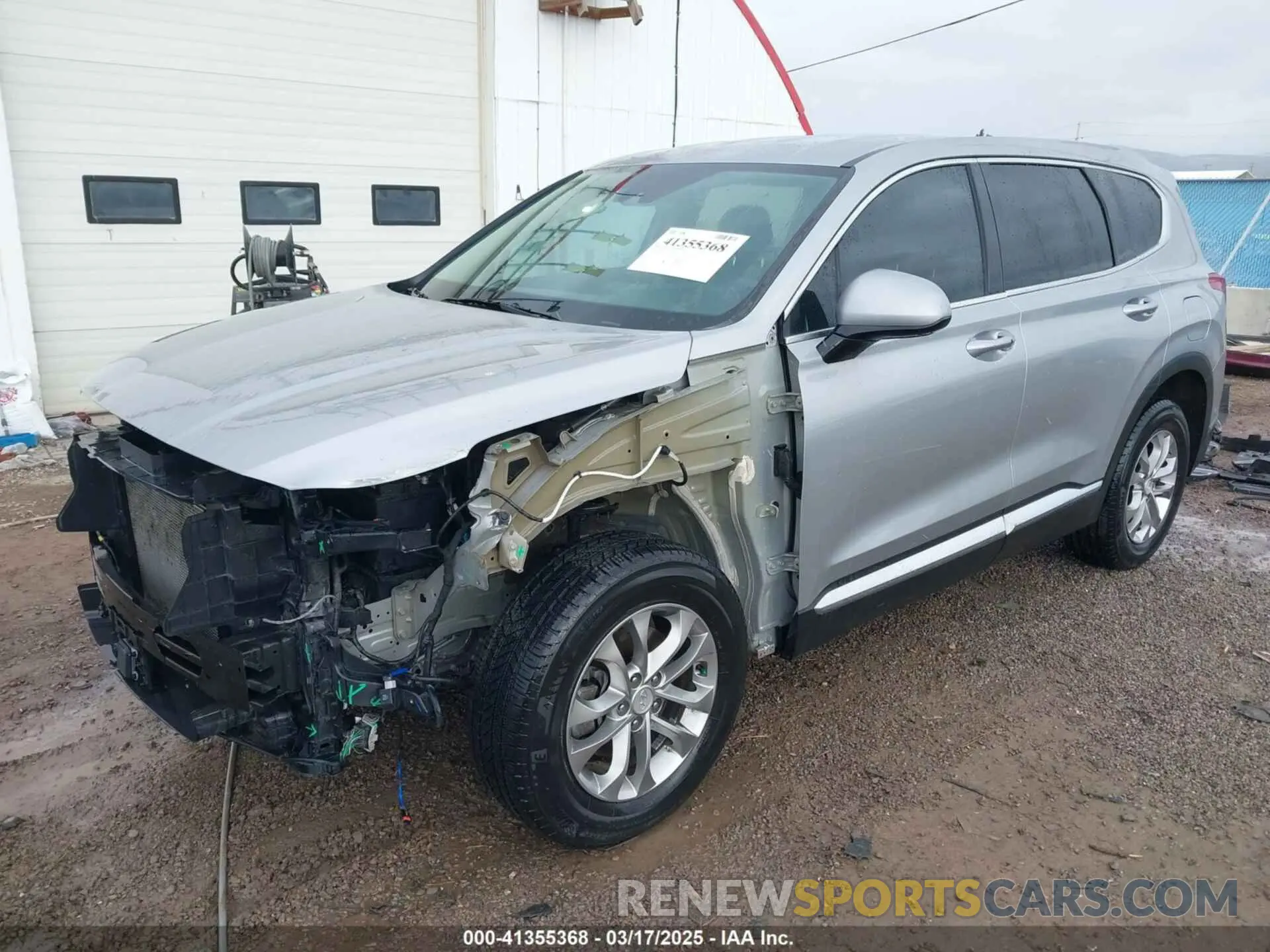 2 Photograph of a damaged car 5NMS3CAD2LH217590 HYUNDAI SANTA FE 2020