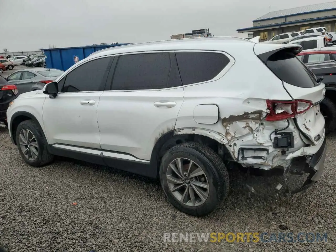 2 Photograph of a damaged car 5NMS3CAD2LH251853 HYUNDAI SANTA FE 2020