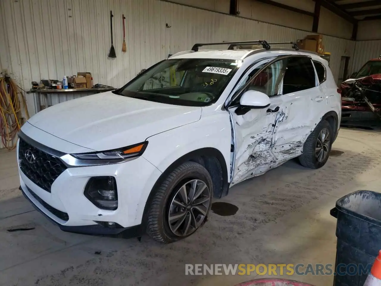 1 Photograph of a damaged car 5NMS3CAD2LH300288 HYUNDAI SANTA FE 2020